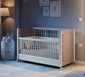 Baby Elegance Tekerlekli Bebek Karyolasi Anne Yani Olabilen